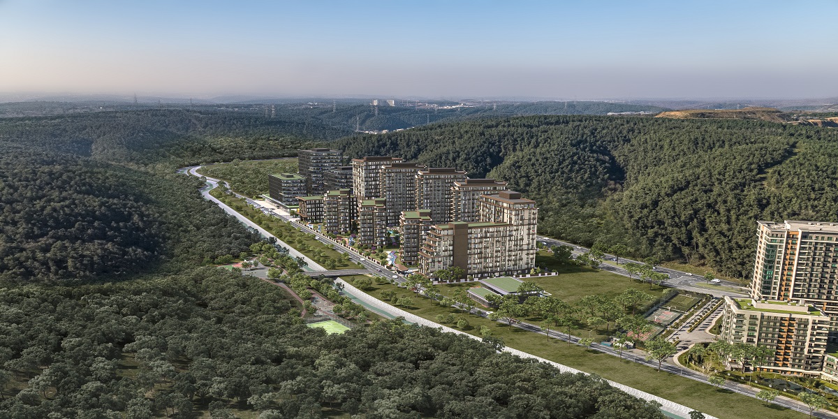 Luxury 1 Bedroom Apartments for Sale in vadi istanbul Residences Maslak Koru Sariyer