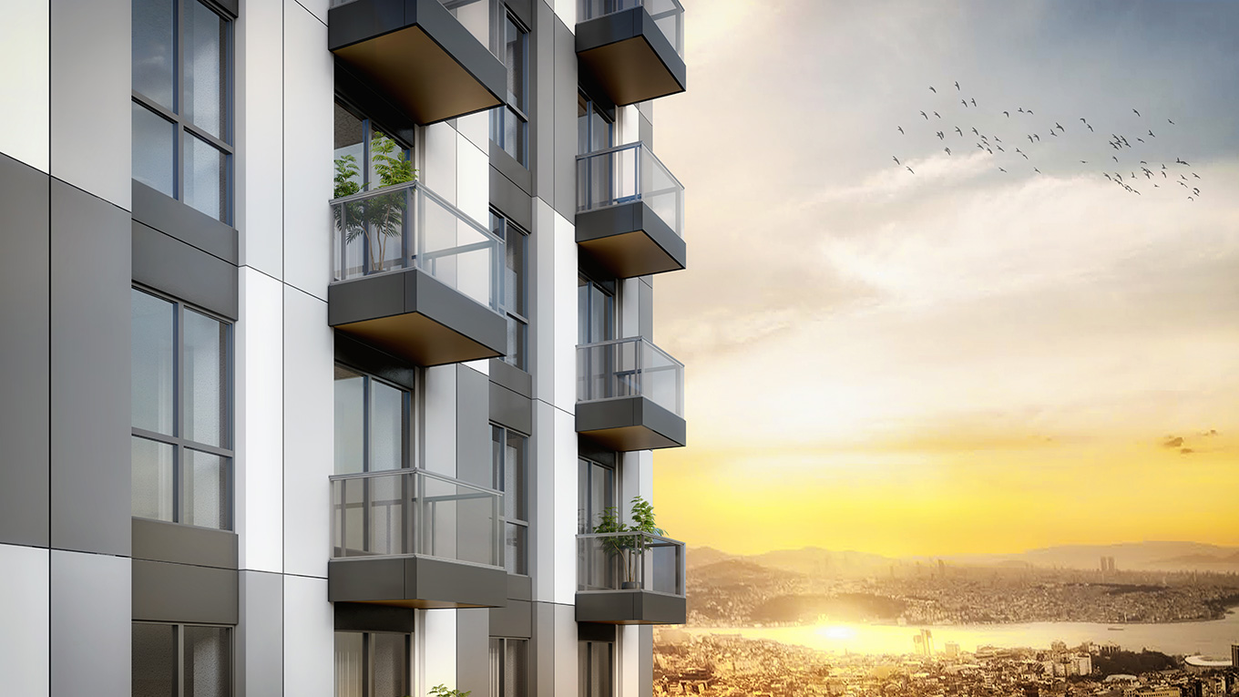 Investment 2 Bedroom Apartments for sale in Rotana  Bomonti Sisli Istanbul