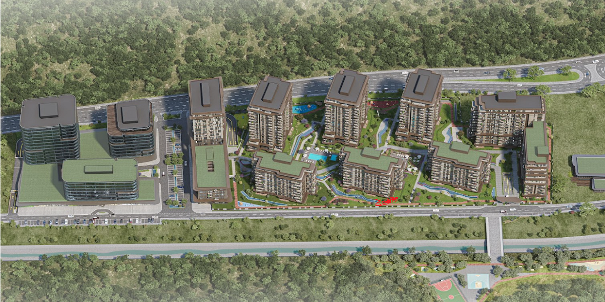 Luxury 2 bedroom apartments for sale in vadi istanbul  residences maslak koru sariyer